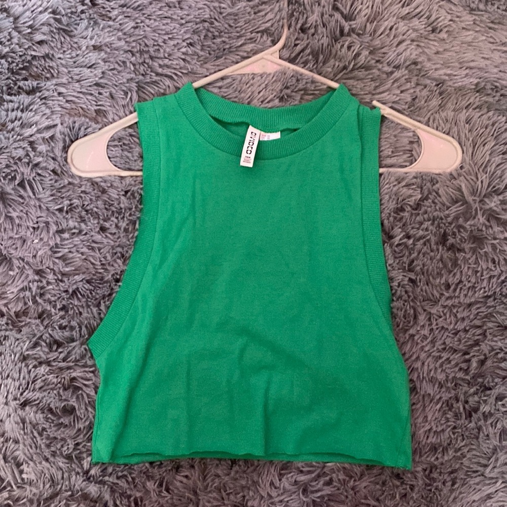 H&M green tank